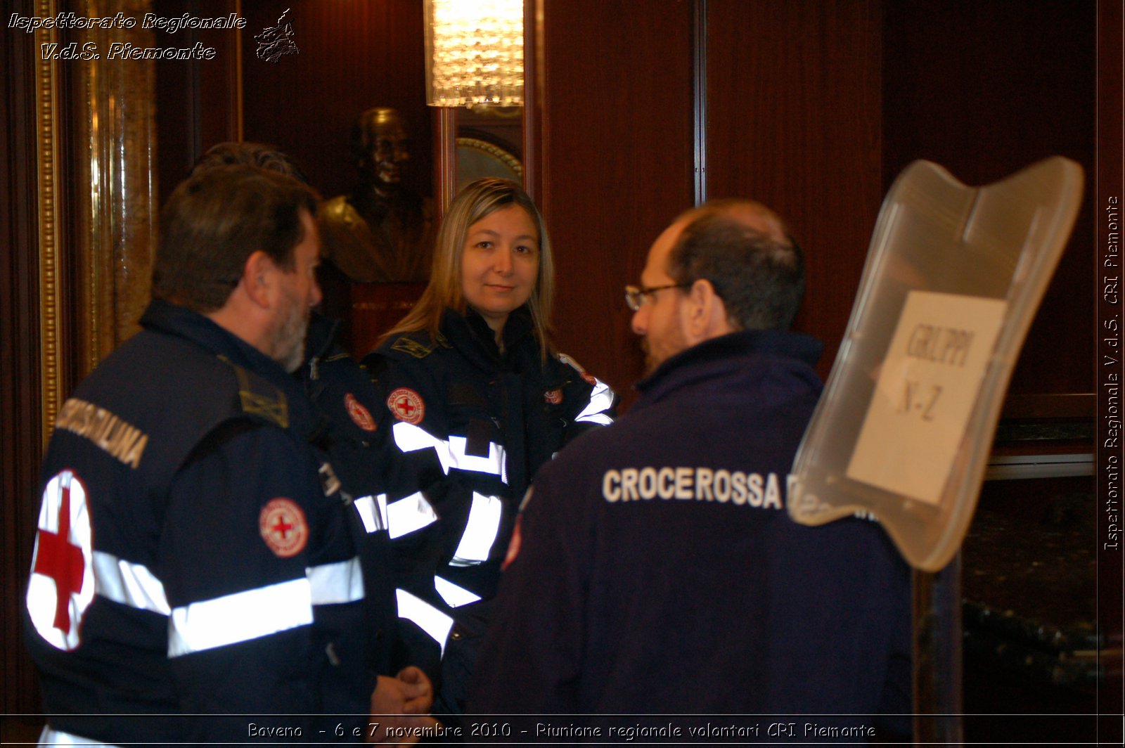 Baveno  - 6 e 7 novembre 2010 - Riunione regionale volontari CRI Piemonte -  Croce Rossa Italiana - Ispettorato Regionale Volontari del Soccorso Piemonte