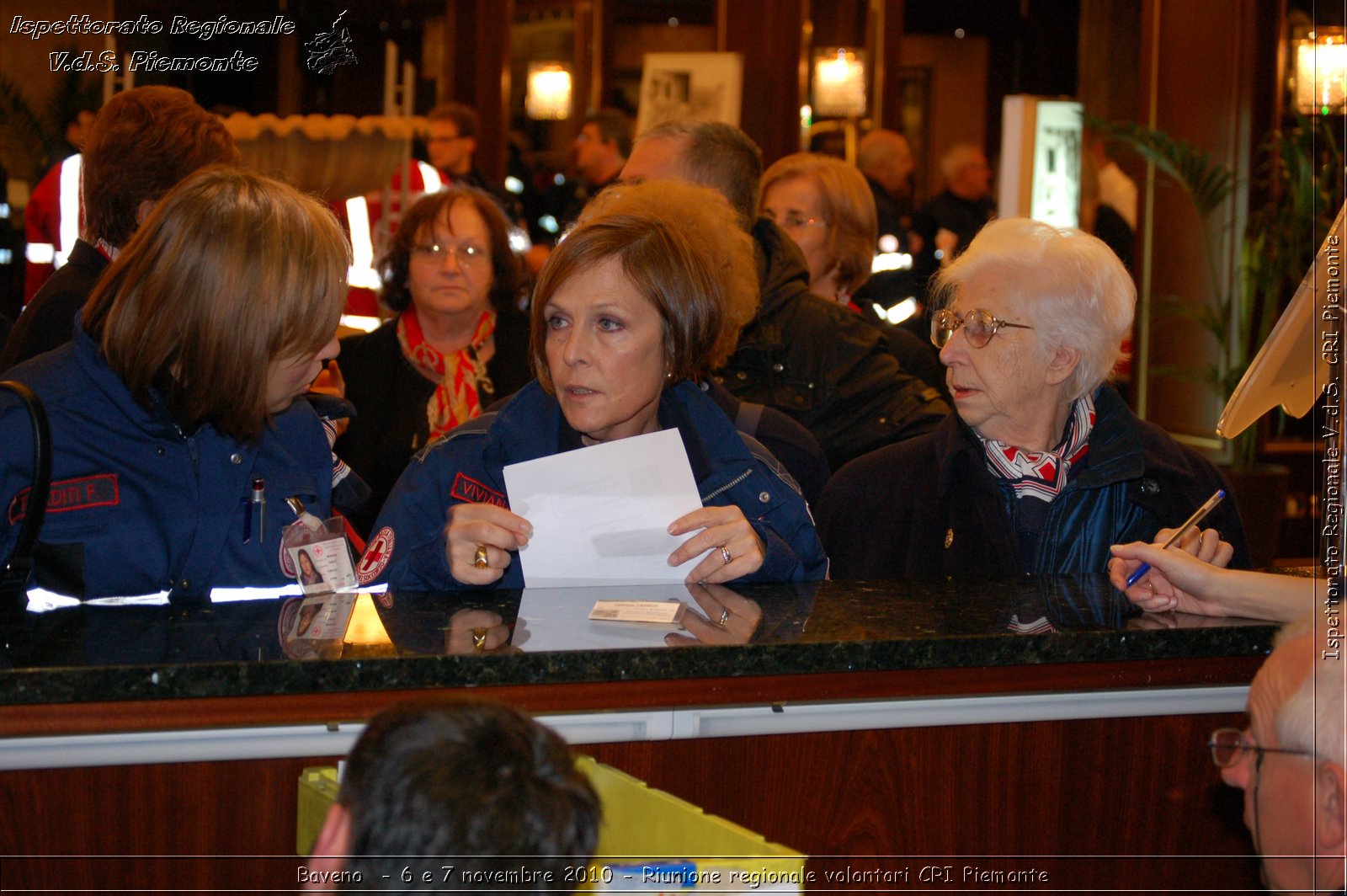 Baveno  - 6 e 7 novembre 2010 - Riunione regionale volontari CRI Piemonte -  Croce Rossa Italiana - Ispettorato Regionale Volontari del Soccorso Piemonte