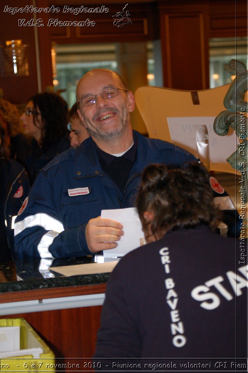 Baveno  - 6 e 7 novembre 2010 - Riunione regionale volontari CRI Piemonte -  Croce Rossa Italiana - Ispettorato Regionale Volontari del Soccorso Piemonte