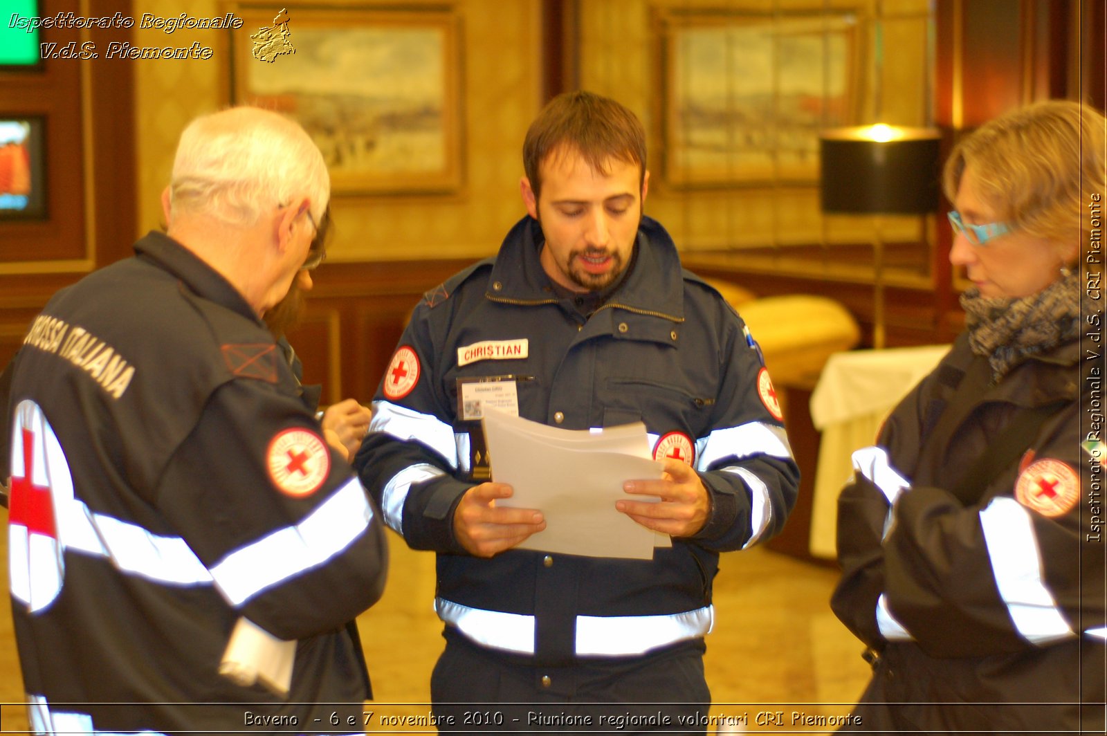 Baveno  - 6 e 7 novembre 2010 - Riunione regionale volontari CRI Piemonte -  Croce Rossa Italiana - Ispettorato Regionale Volontari del Soccorso Piemonte