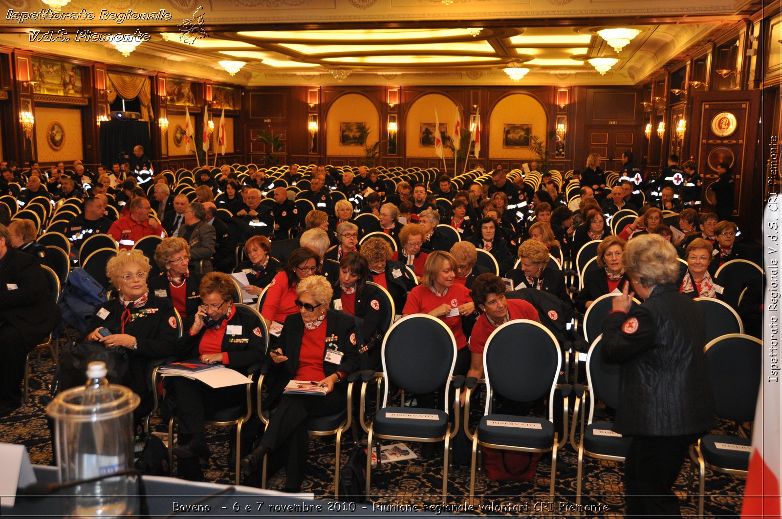 Baveno  - 6 e 7 novembre 2010 - Riunione regionale volontari CRI Piemonte -  Croce Rossa Italiana - Ispettorato Regionale Volontari del Soccorso Piemonte