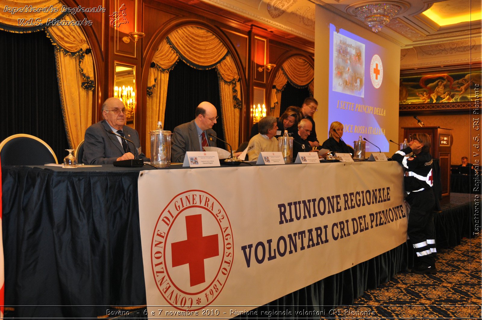 Baveno  - 6 e 7 novembre 2010 - Riunione regionale volontari CRI Piemonte -  Croce Rossa Italiana - Ispettorato Regionale Volontari del Soccorso Piemonte