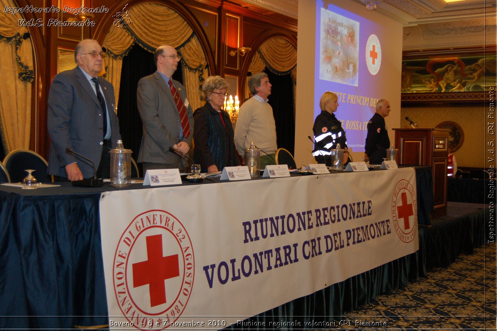 Baveno  - 6 e 7 novembre 2010 - Riunione regionale volontari CRI Piemonte -  Croce Rossa Italiana - Ispettorato Regionale Volontari del Soccorso Piemonte