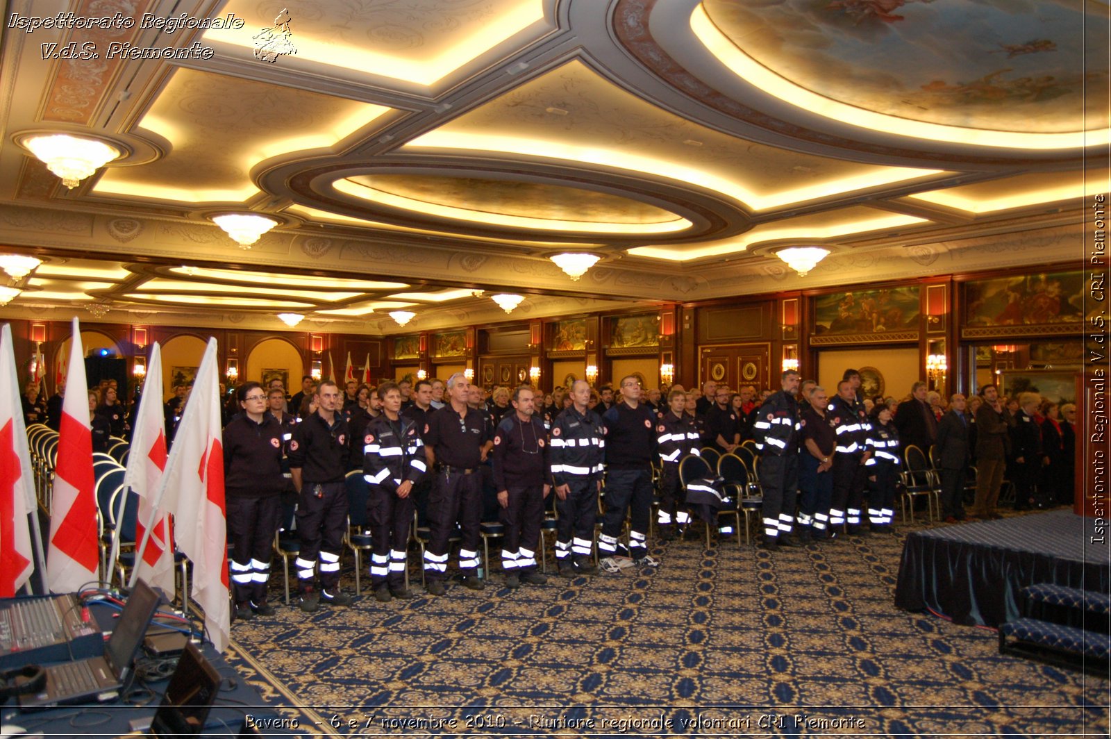 Baveno  - 6 e 7 novembre 2010 - Riunione regionale volontari CRI Piemonte -  Croce Rossa Italiana - Ispettorato Regionale Volontari del Soccorso Piemonte