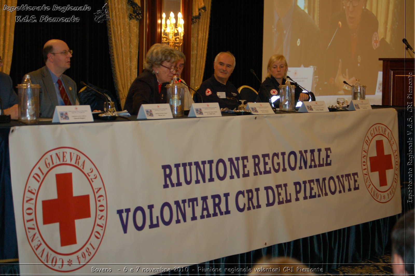 Baveno  - 6 e 7 novembre 2010 - Riunione regionale volontari CRI Piemonte -  Croce Rossa Italiana - Ispettorato Regionale Volontari del Soccorso Piemonte