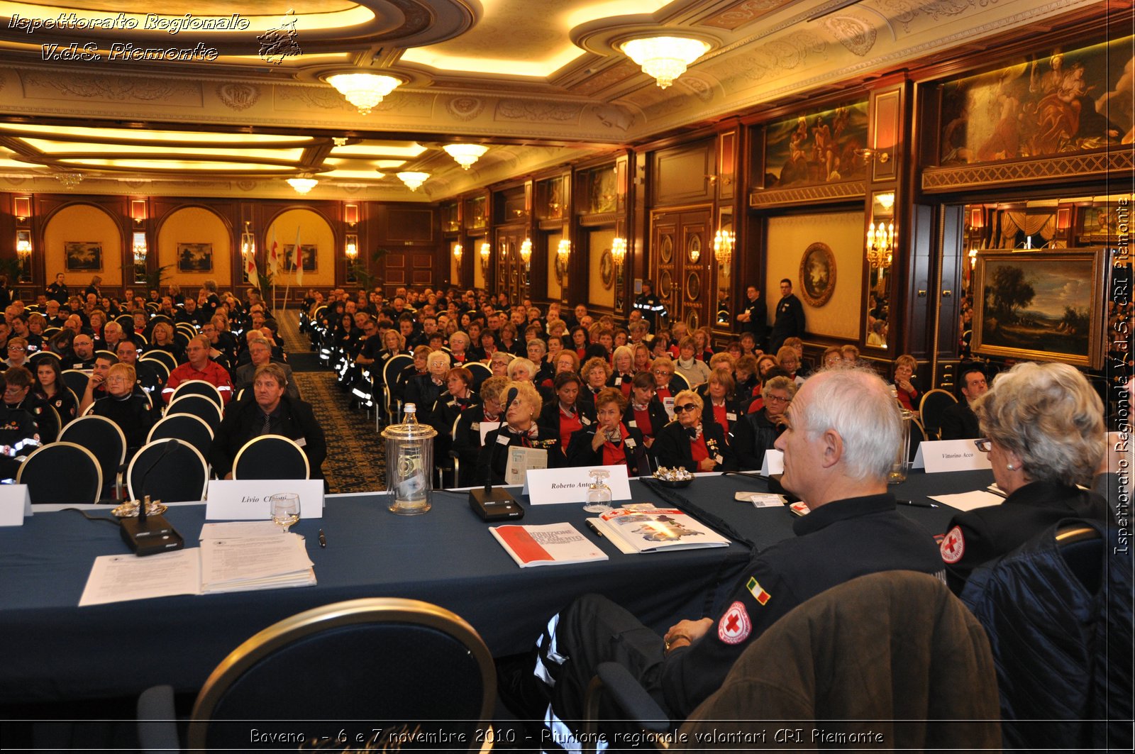 Baveno  - 6 e 7 novembre 2010 - Riunione regionale volontari CRI Piemonte -  Croce Rossa Italiana - Ispettorato Regionale Volontari del Soccorso Piemonte