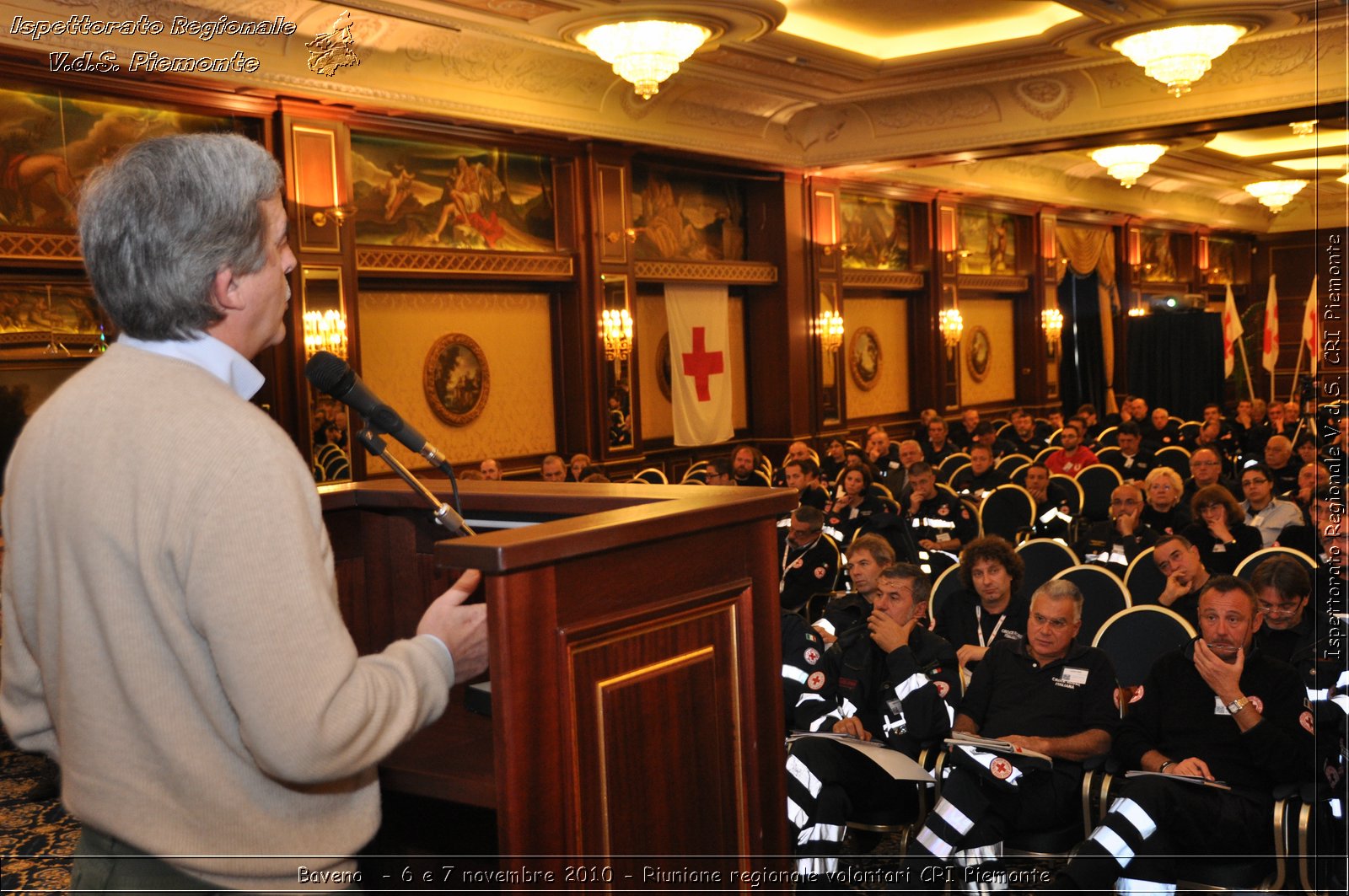 Baveno  - 6 e 7 novembre 2010 - Riunione regionale volontari CRI Piemonte -  Croce Rossa Italiana - Ispettorato Regionale Volontari del Soccorso Piemonte