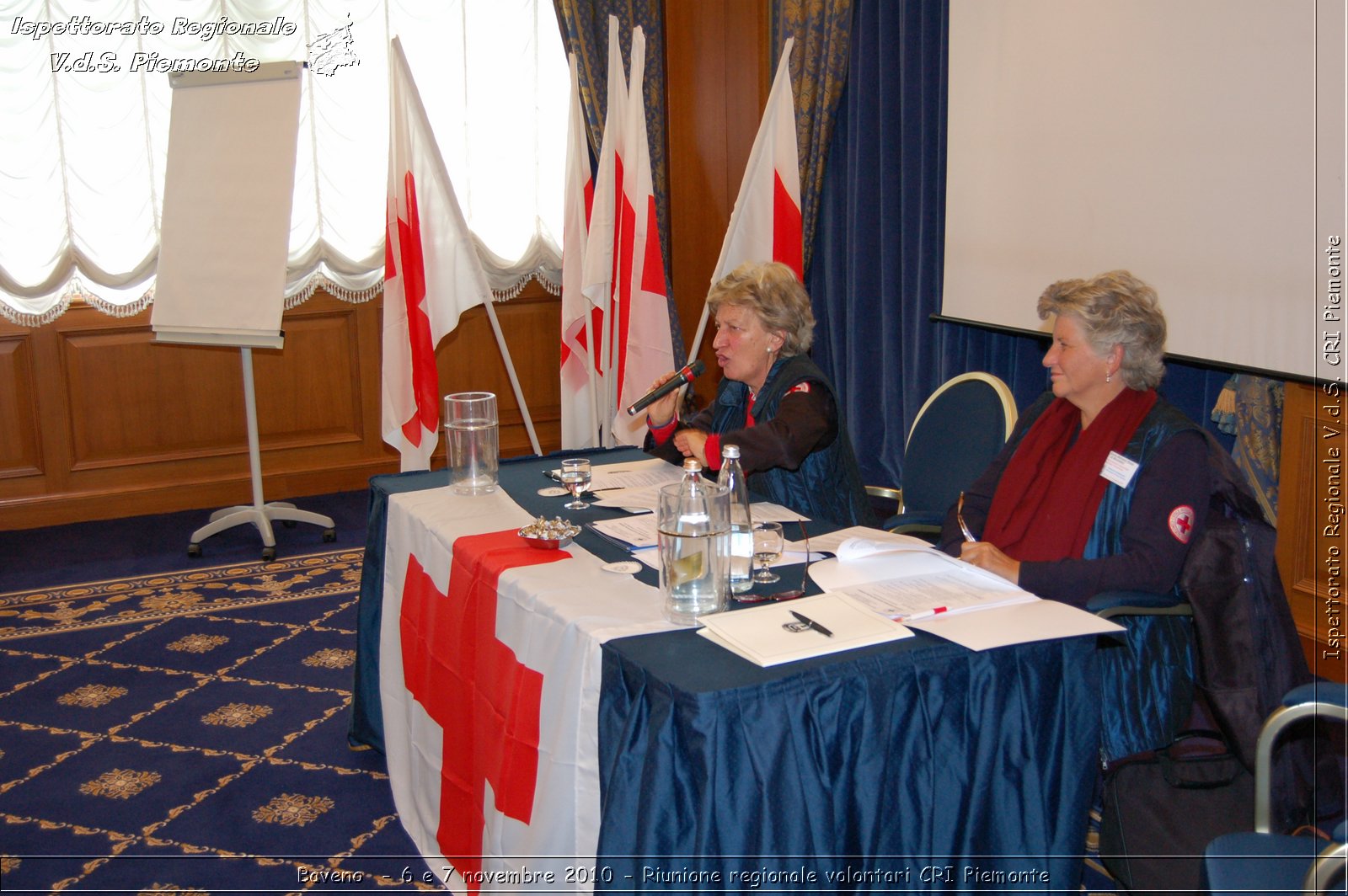 Baveno  - 6 e 7 novembre 2010 - Riunione regionale volontari CRI Piemonte -  Croce Rossa Italiana - Ispettorato Regionale Volontari del Soccorso Piemonte