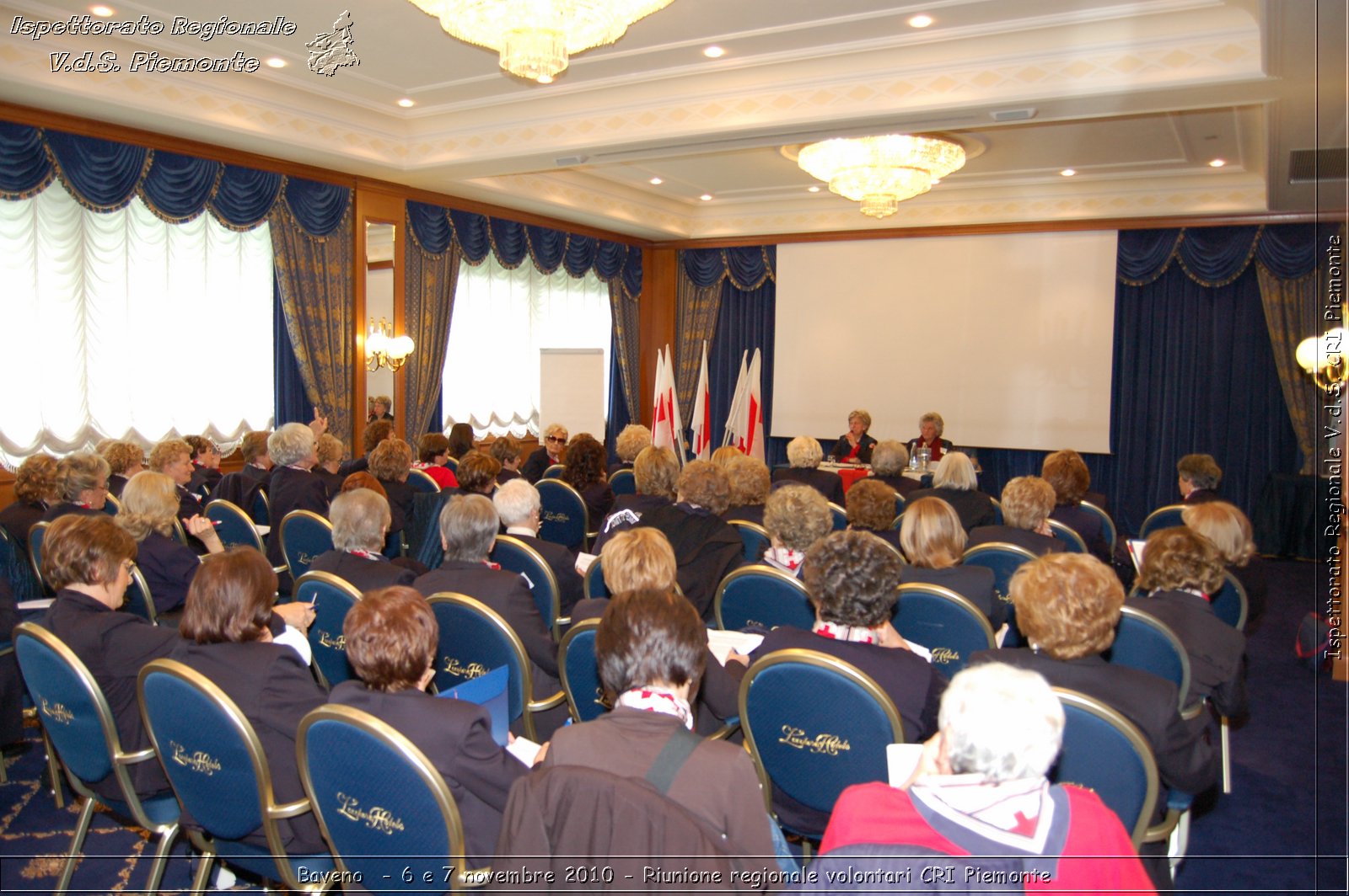 Baveno  - 6 e 7 novembre 2010 - Riunione regionale volontari CRI Piemonte -  Croce Rossa Italiana - Ispettorato Regionale Volontari del Soccorso Piemonte