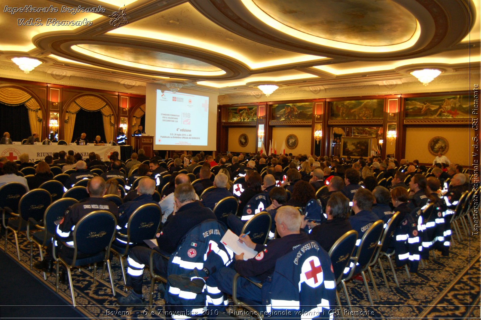 Baveno  - 6 e 7 novembre 2010 - Riunione regionale volontari CRI Piemonte -  Croce Rossa Italiana - Ispettorato Regionale Volontari del Soccorso Piemonte