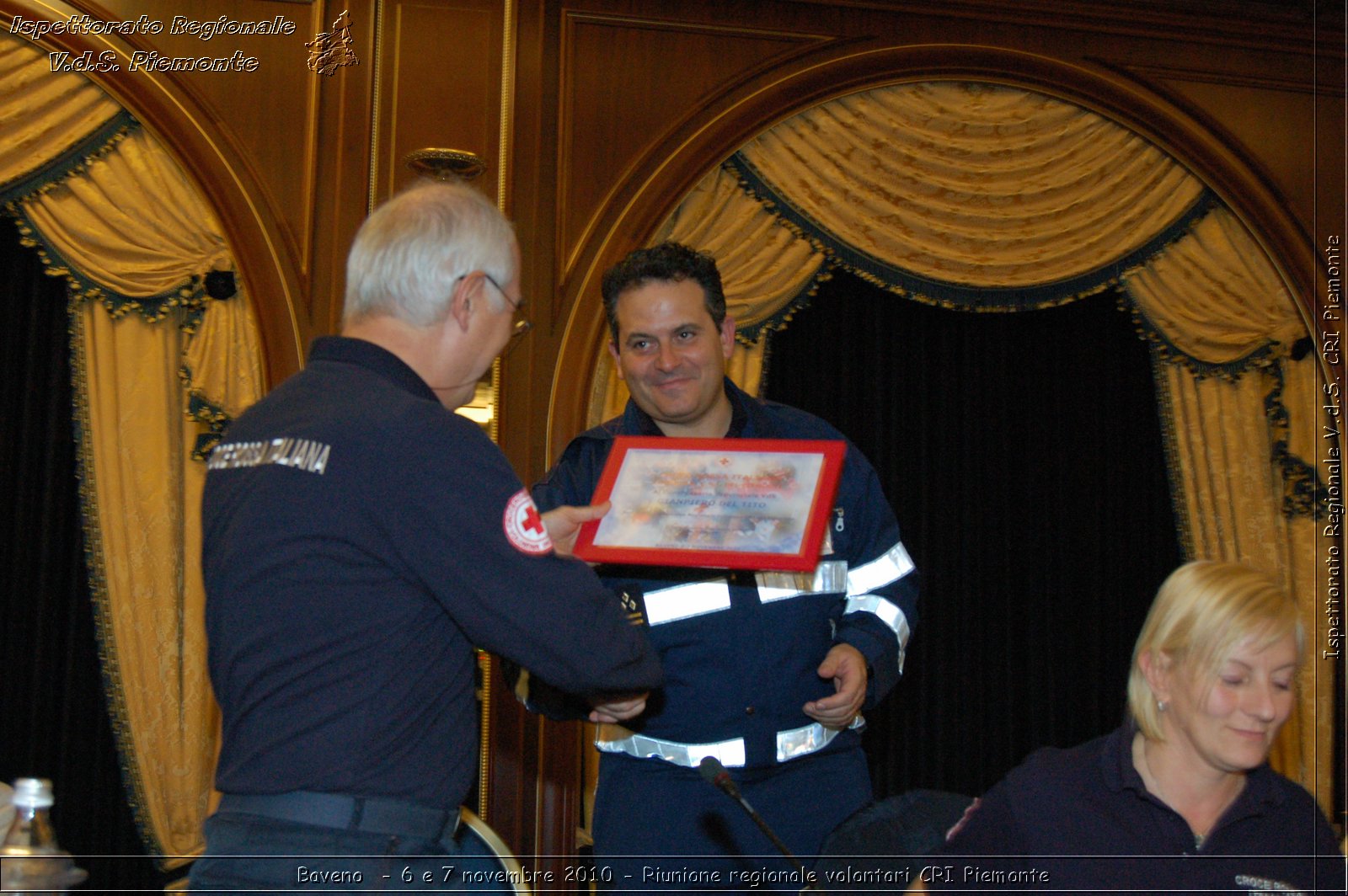 Baveno  - 6 e 7 novembre 2010 - Riunione regionale volontari CRI Piemonte -  Croce Rossa Italiana - Ispettorato Regionale Volontari del Soccorso Piemonte