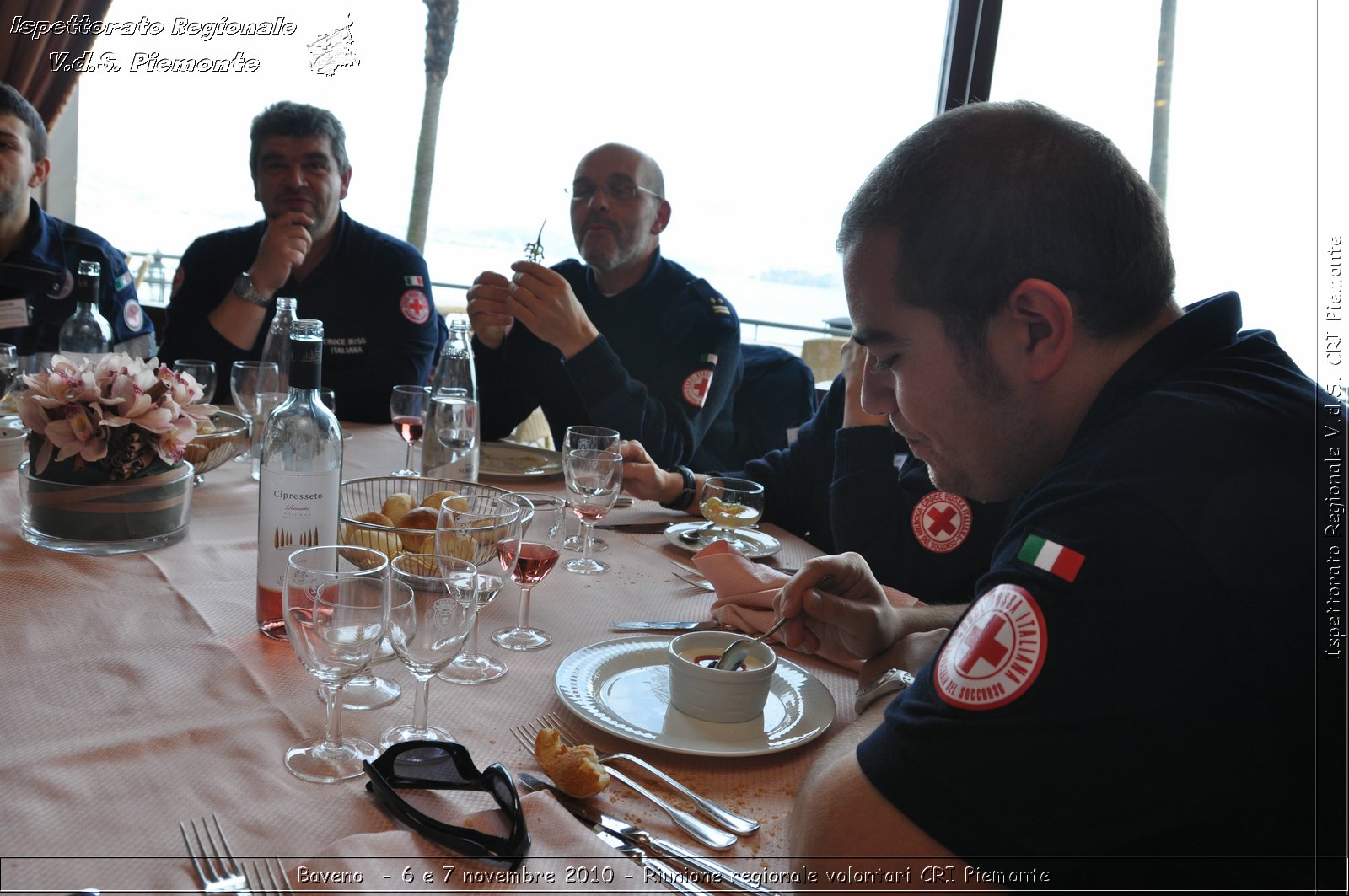 Baveno  - 6 e 7 novembre 2010 - Riunione regionale volontari CRI Piemonte -  Croce Rossa Italiana - Ispettorato Regionale Volontari del Soccorso Piemonte