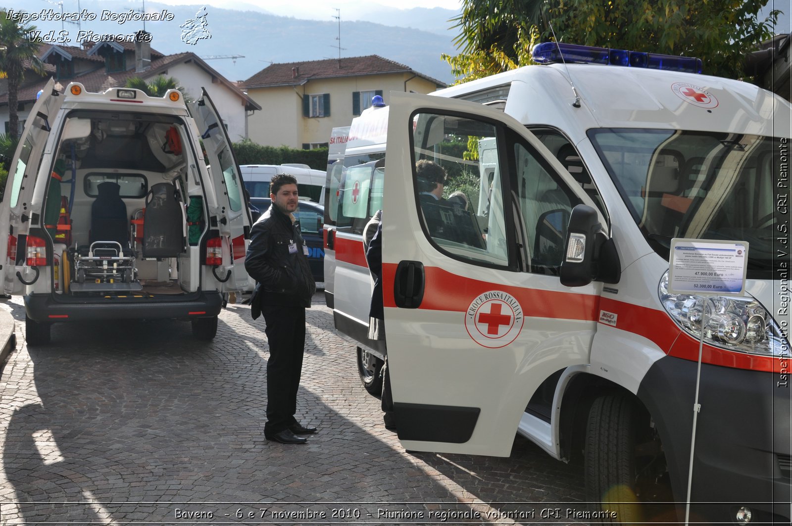 Baveno  - 6 e 7 novembre 2010 - Riunione regionale volontari CRI Piemonte -  Croce Rossa Italiana - Ispettorato Regionale Volontari del Soccorso Piemonte