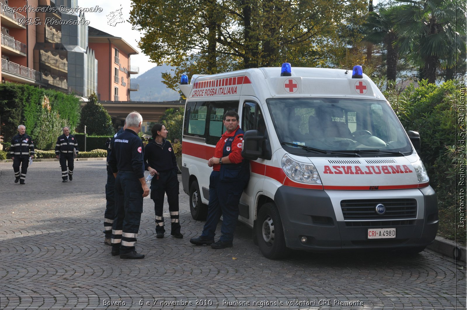 Baveno  - 6 e 7 novembre 2010 - Riunione regionale volontari CRI Piemonte -  Croce Rossa Italiana - Ispettorato Regionale Volontari del Soccorso Piemonte