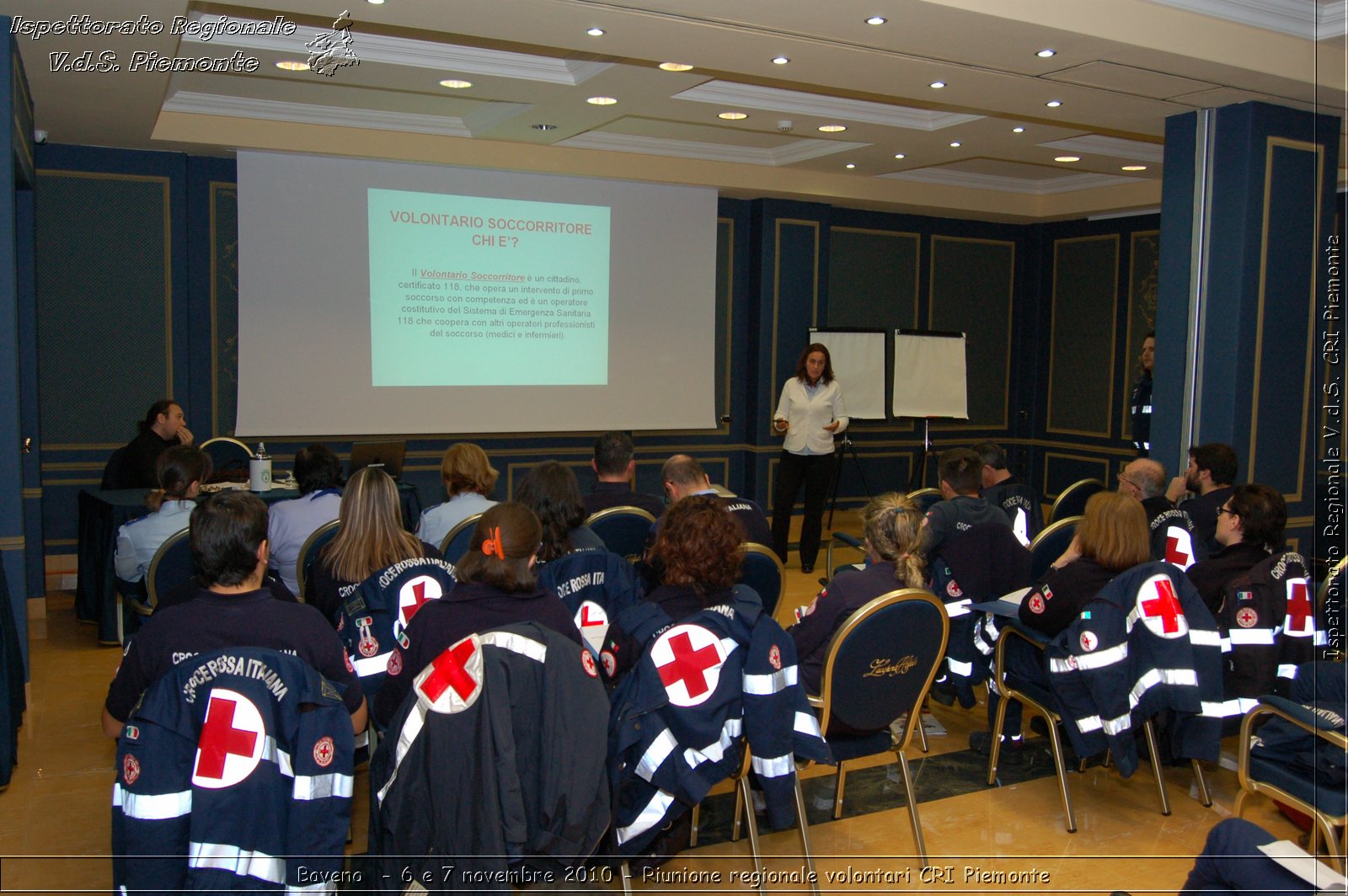 Baveno  - 6 e 7 novembre 2010 - Riunione regionale volontari CRI Piemonte -  Croce Rossa Italiana - Ispettorato Regionale Volontari del Soccorso Piemonte