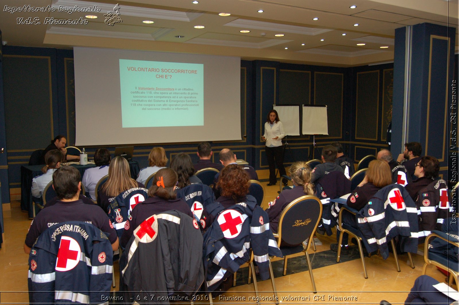 Baveno  - 6 e 7 novembre 2010 - Riunione regionale volontari CRI Piemonte -  Croce Rossa Italiana - Ispettorato Regionale Volontari del Soccorso Piemonte