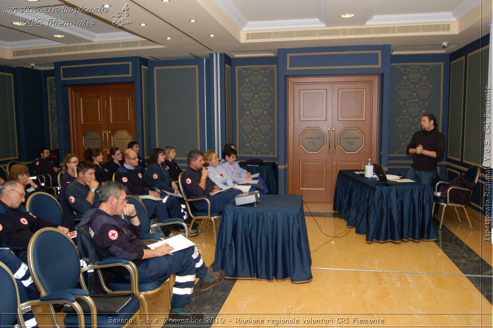 Baveno  - 6 e 7 novembre 2010 - Riunione regionale volontari CRI Piemonte -  Croce Rossa Italiana - Ispettorato Regionale Volontari del Soccorso Piemonte