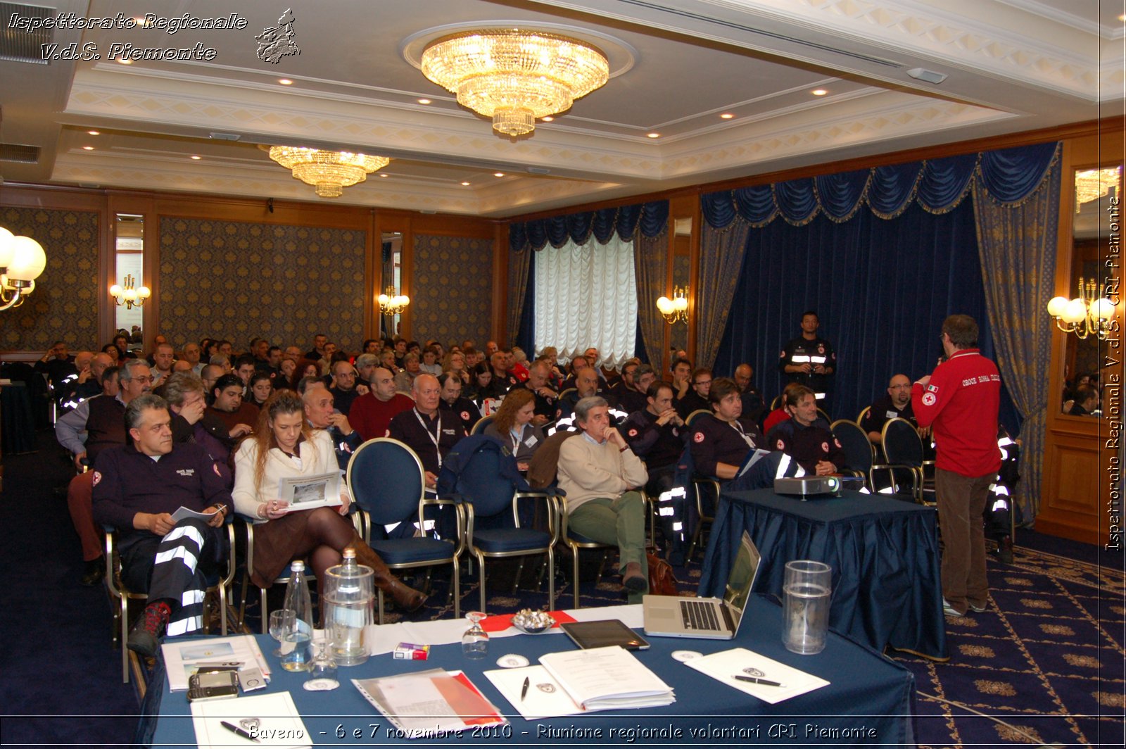 Baveno  - 6 e 7 novembre 2010 - Riunione regionale volontari CRI Piemonte -  Croce Rossa Italiana - Ispettorato Regionale Volontari del Soccorso Piemonte