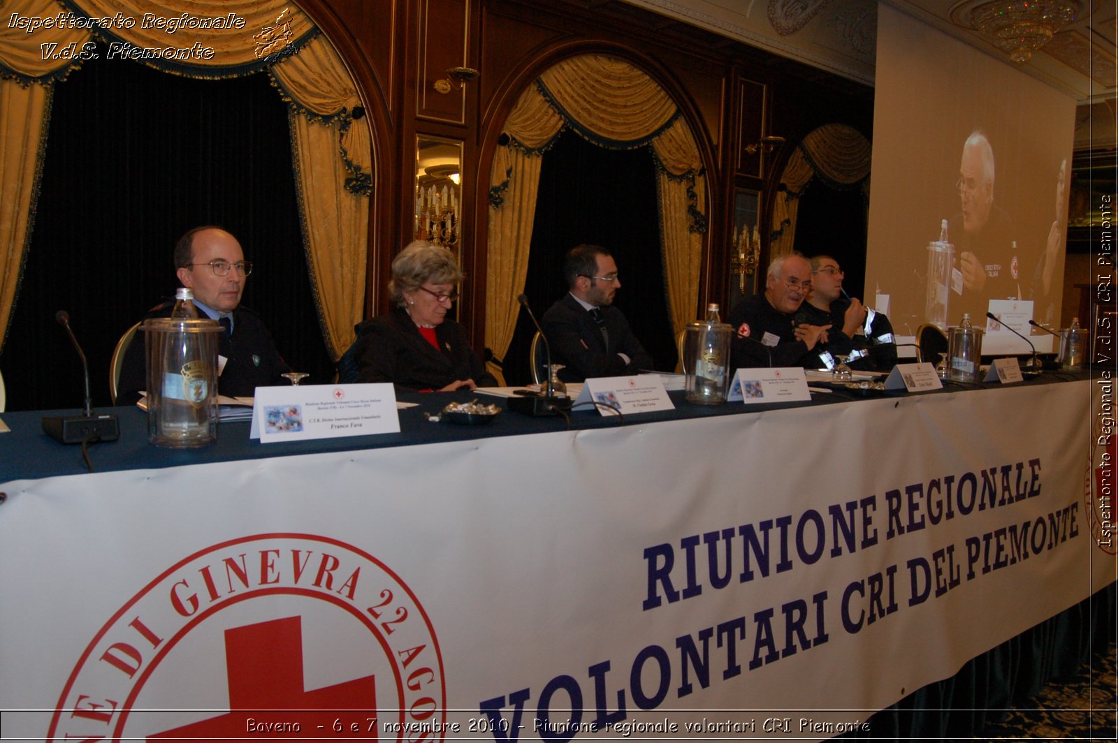 Baveno  - 6 e 7 novembre 2010 - Riunione regionale volontari CRI Piemonte -  Croce Rossa Italiana - Ispettorato Regionale Volontari del Soccorso Piemonte