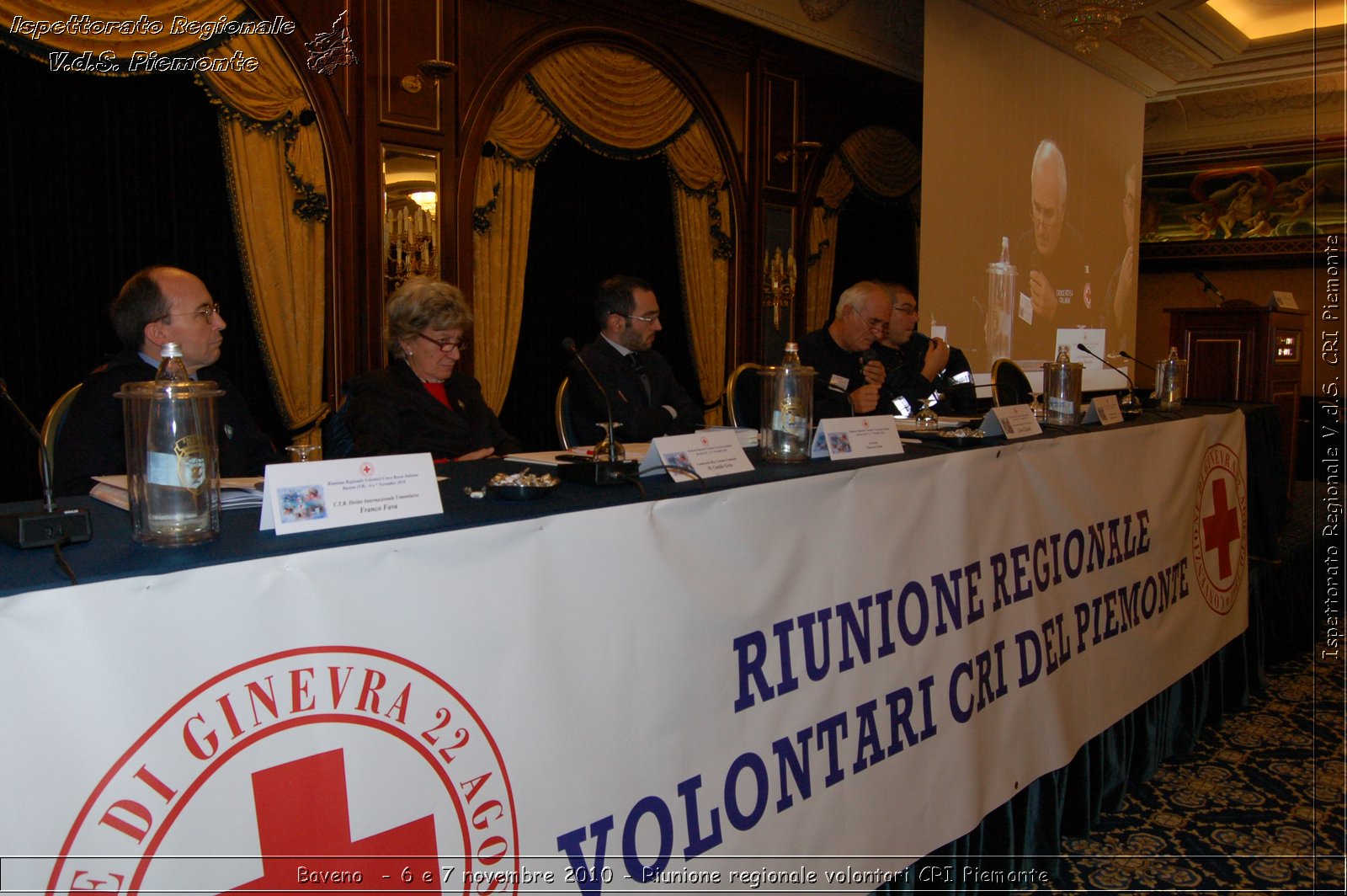 Baveno  - 6 e 7 novembre 2010 - Riunione regionale volontari CRI Piemonte -  Croce Rossa Italiana - Ispettorato Regionale Volontari del Soccorso Piemonte