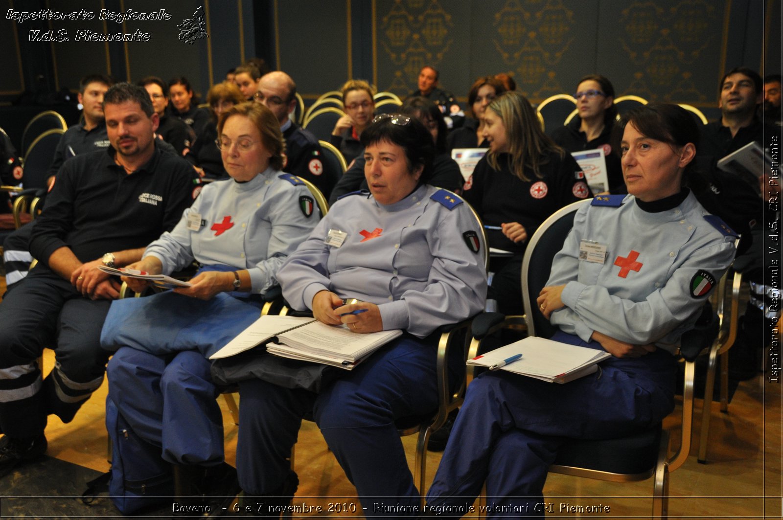 Baveno  - 6 e 7 novembre 2010 - Riunione regionale volontari CRI Piemonte -  Croce Rossa Italiana - Ispettorato Regionale Volontari del Soccorso Piemonte