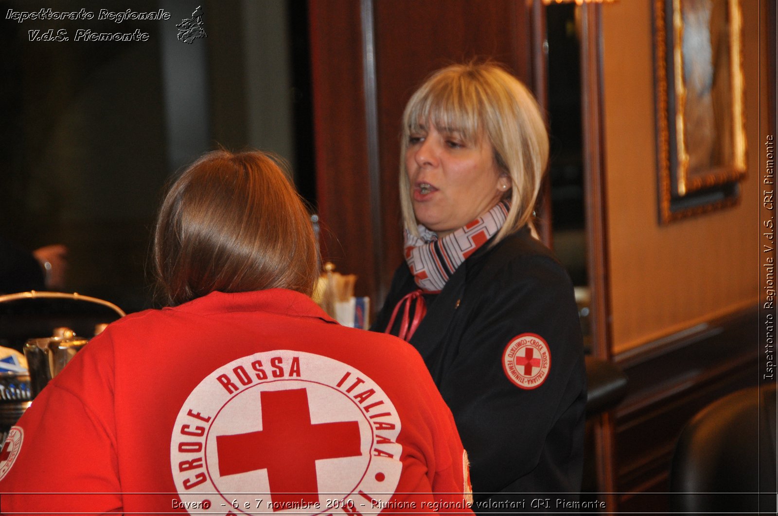 Baveno  - 6 e 7 novembre 2010 - Riunione regionale volontari CRI Piemonte -  Croce Rossa Italiana - Ispettorato Regionale Volontari del Soccorso Piemonte