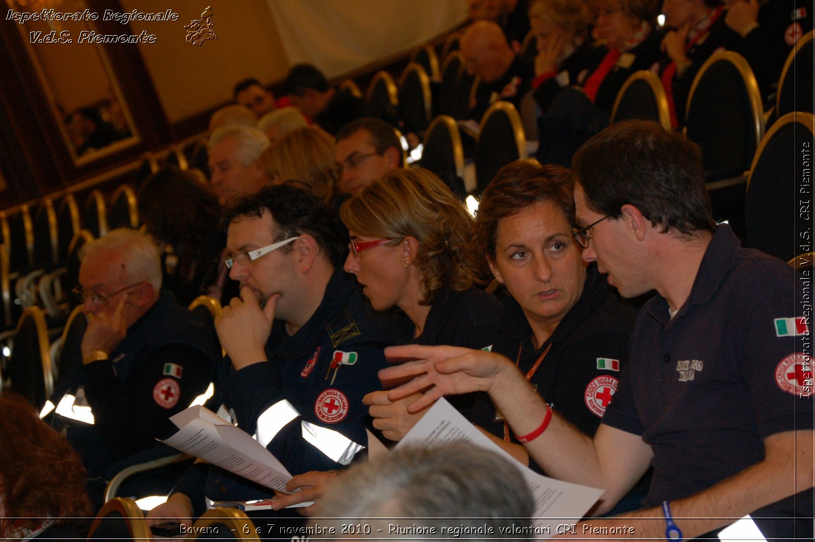 Baveno  - 6 e 7 novembre 2010 - Riunione regionale volontari CRI Piemonte -  Croce Rossa Italiana - Ispettorato Regionale Volontari del Soccorso Piemonte