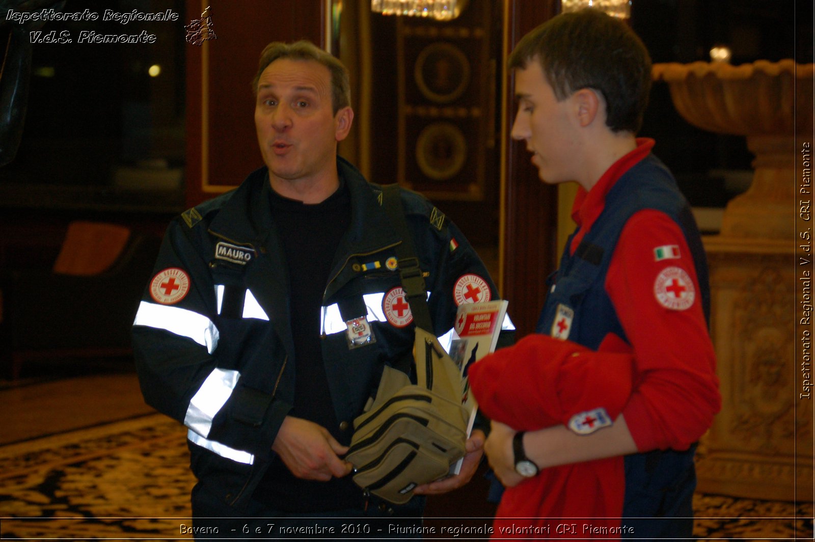 Baveno  - 6 e 7 novembre 2010 - Riunione regionale volontari CRI Piemonte -  Croce Rossa Italiana - Ispettorato Regionale Volontari del Soccorso Piemonte