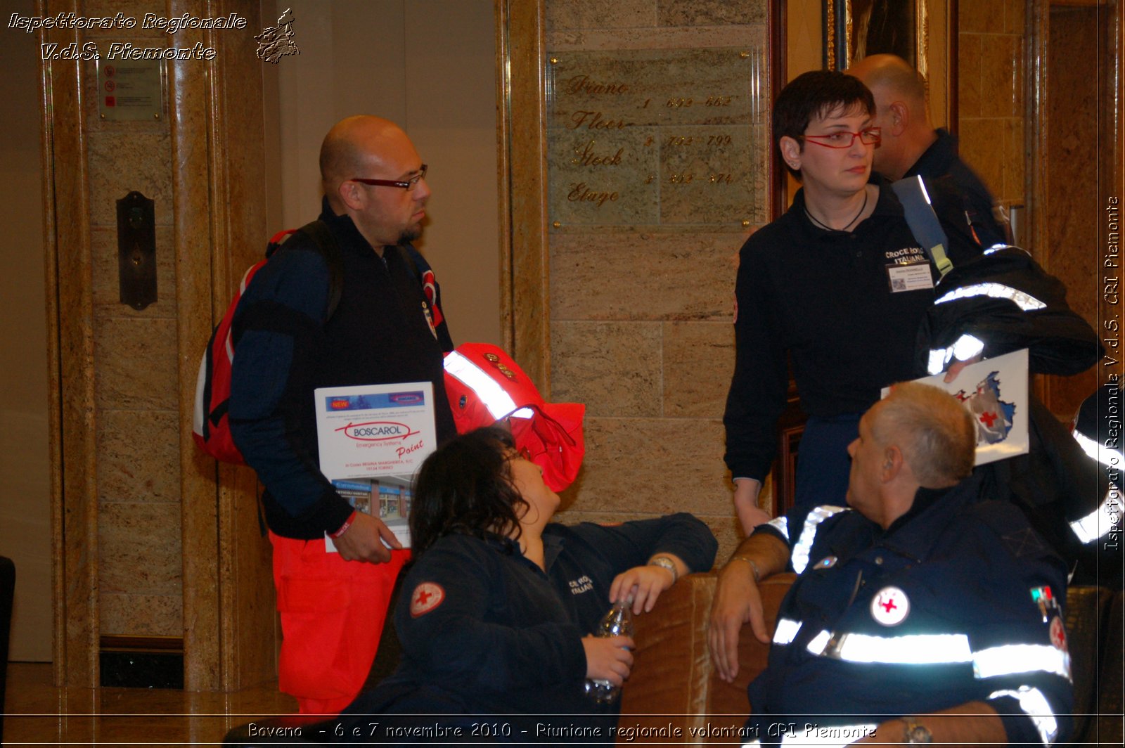 Baveno  - 6 e 7 novembre 2010 - Riunione regionale volontari CRI Piemonte -  Croce Rossa Italiana - Ispettorato Regionale Volontari del Soccorso Piemonte