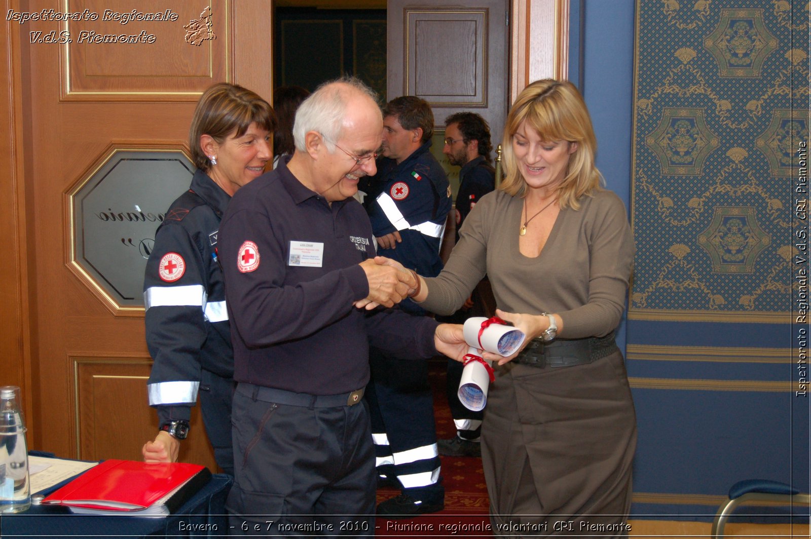 Baveno  - 6 e 7 novembre 2010 - Riunione regionale volontari CRI Piemonte -  Croce Rossa Italiana - Ispettorato Regionale Volontari del Soccorso Piemonte