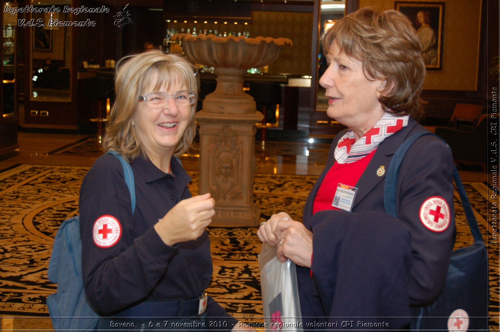 Baveno  - 6 e 7 novembre 2010 - Riunione regionale volontari CRI Piemonte -  Croce Rossa Italiana - Ispettorato Regionale Volontari del Soccorso Piemonte