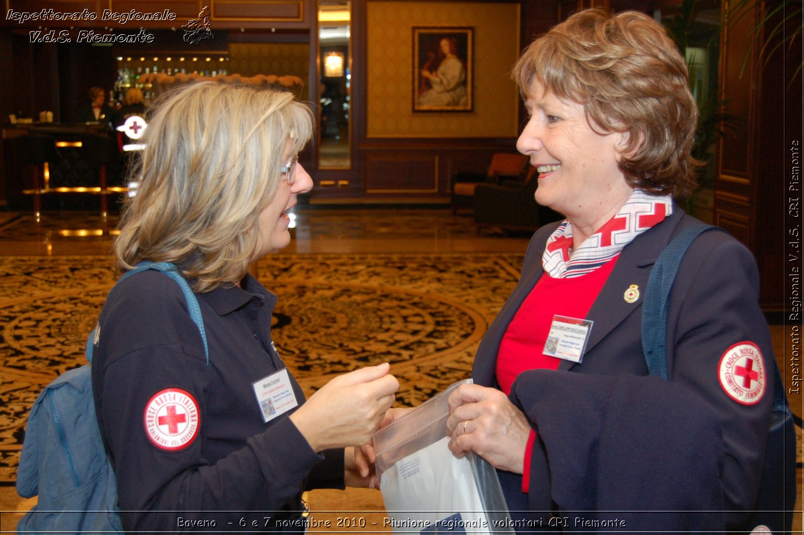 Baveno  - 6 e 7 novembre 2010 - Riunione regionale volontari CRI Piemonte -  Croce Rossa Italiana - Ispettorato Regionale Volontari del Soccorso Piemonte