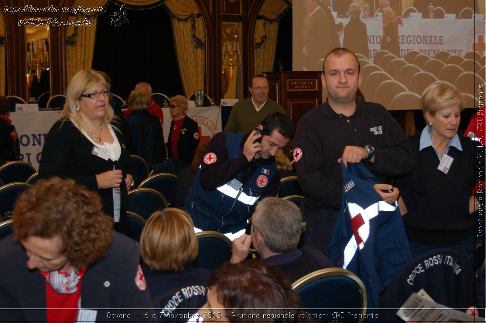 Baveno  - 6 e 7 novembre 2010 - Riunione regionale volontari CRI Piemonte -  Croce Rossa Italiana - Ispettorato Regionale Volontari del Soccorso Piemonte