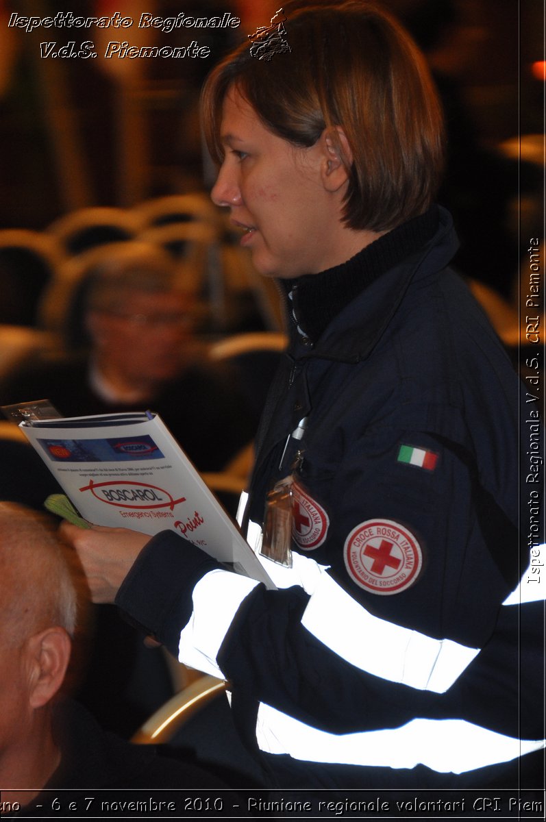 Baveno  - 6 e 7 novembre 2010 - Riunione regionale volontari CRI Piemonte -  Croce Rossa Italiana - Ispettorato Regionale Volontari del Soccorso Piemonte