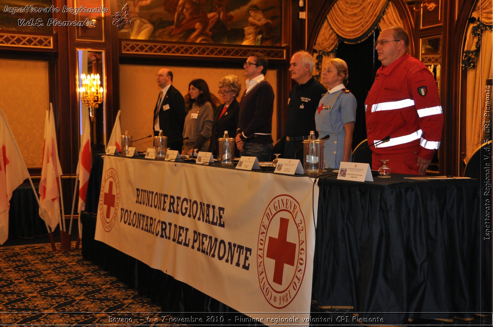 Baveno  - 6 e 7 novembre 2010 - Riunione regionale volontari CRI Piemonte -  Croce Rossa Italiana - Ispettorato Regionale Volontari del Soccorso Piemonte