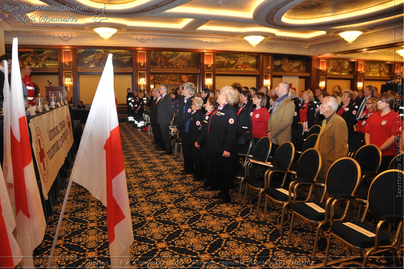 Baveno  - 6 e 7 novembre 2010 - Riunione regionale volontari CRI Piemonte -  Croce Rossa Italiana - Ispettorato Regionale Volontari del Soccorso Piemonte