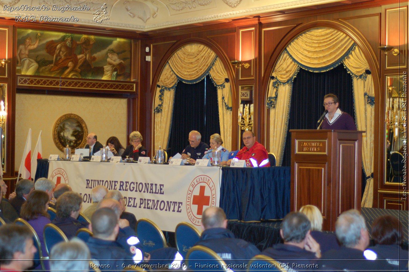 Baveno  - 6 e 7 novembre 2010 - Riunione regionale volontari CRI Piemonte -  Croce Rossa Italiana - Ispettorato Regionale Volontari del Soccorso Piemonte