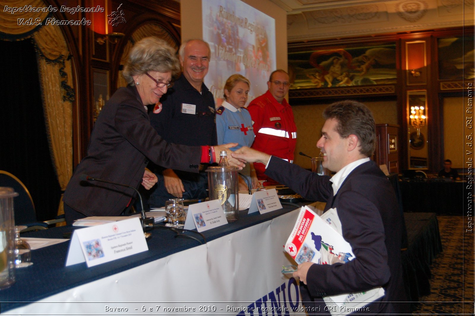 Baveno  - 6 e 7 novembre 2010 - Riunione regionale volontari CRI Piemonte -  Croce Rossa Italiana - Ispettorato Regionale Volontari del Soccorso Piemonte