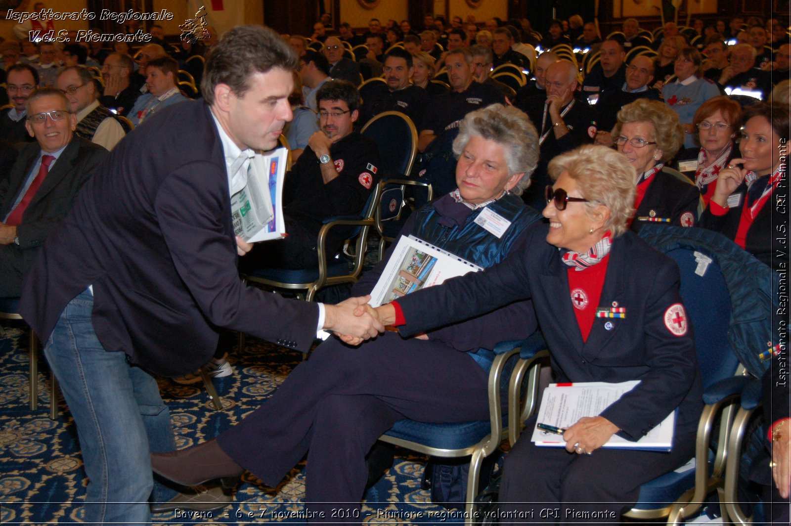 Baveno  - 6 e 7 novembre 2010 - Riunione regionale volontari CRI Piemonte -  Croce Rossa Italiana - Ispettorato Regionale Volontari del Soccorso Piemonte