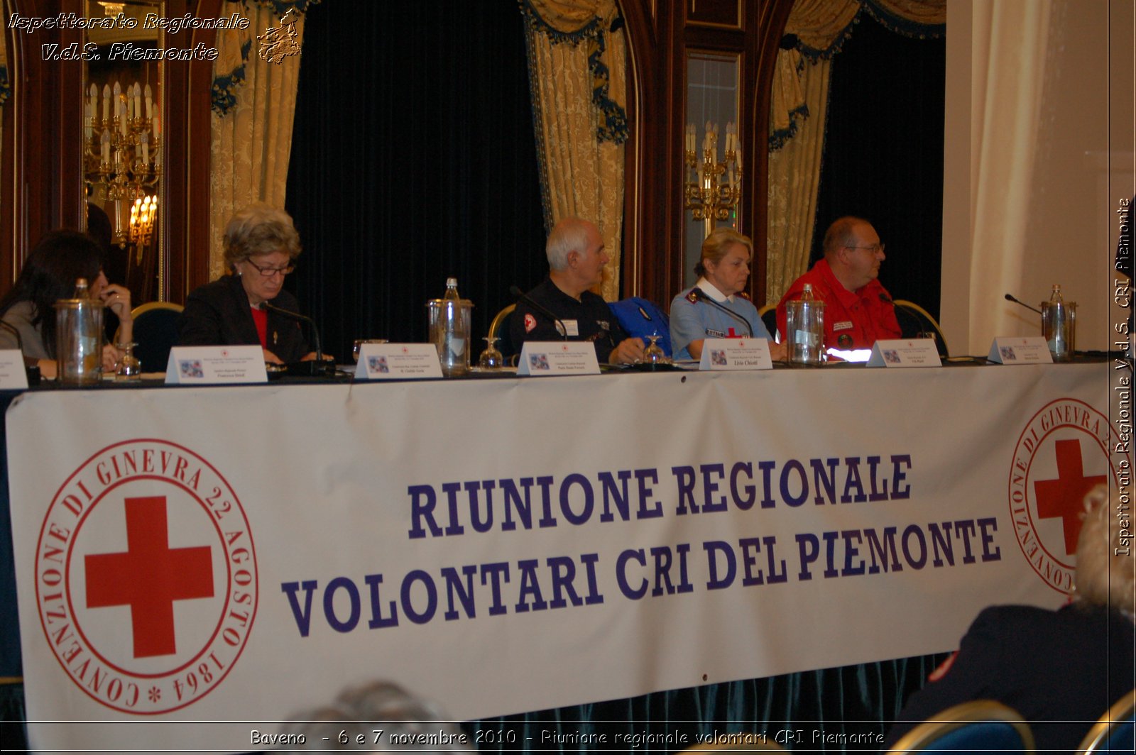 Baveno  - 6 e 7 novembre 2010 - Riunione regionale volontari CRI Piemonte -  Croce Rossa Italiana - Ispettorato Regionale Volontari del Soccorso Piemonte