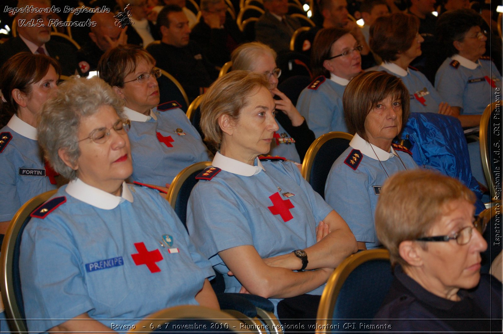 Baveno  - 6 e 7 novembre 2010 - Riunione regionale volontari CRI Piemonte -  Croce Rossa Italiana - Ispettorato Regionale Volontari del Soccorso Piemonte