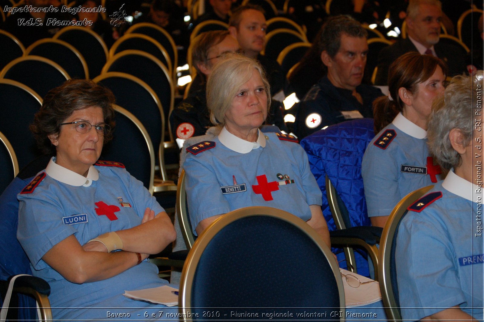 Baveno  - 6 e 7 novembre 2010 - Riunione regionale volontari CRI Piemonte -  Croce Rossa Italiana - Ispettorato Regionale Volontari del Soccorso Piemonte