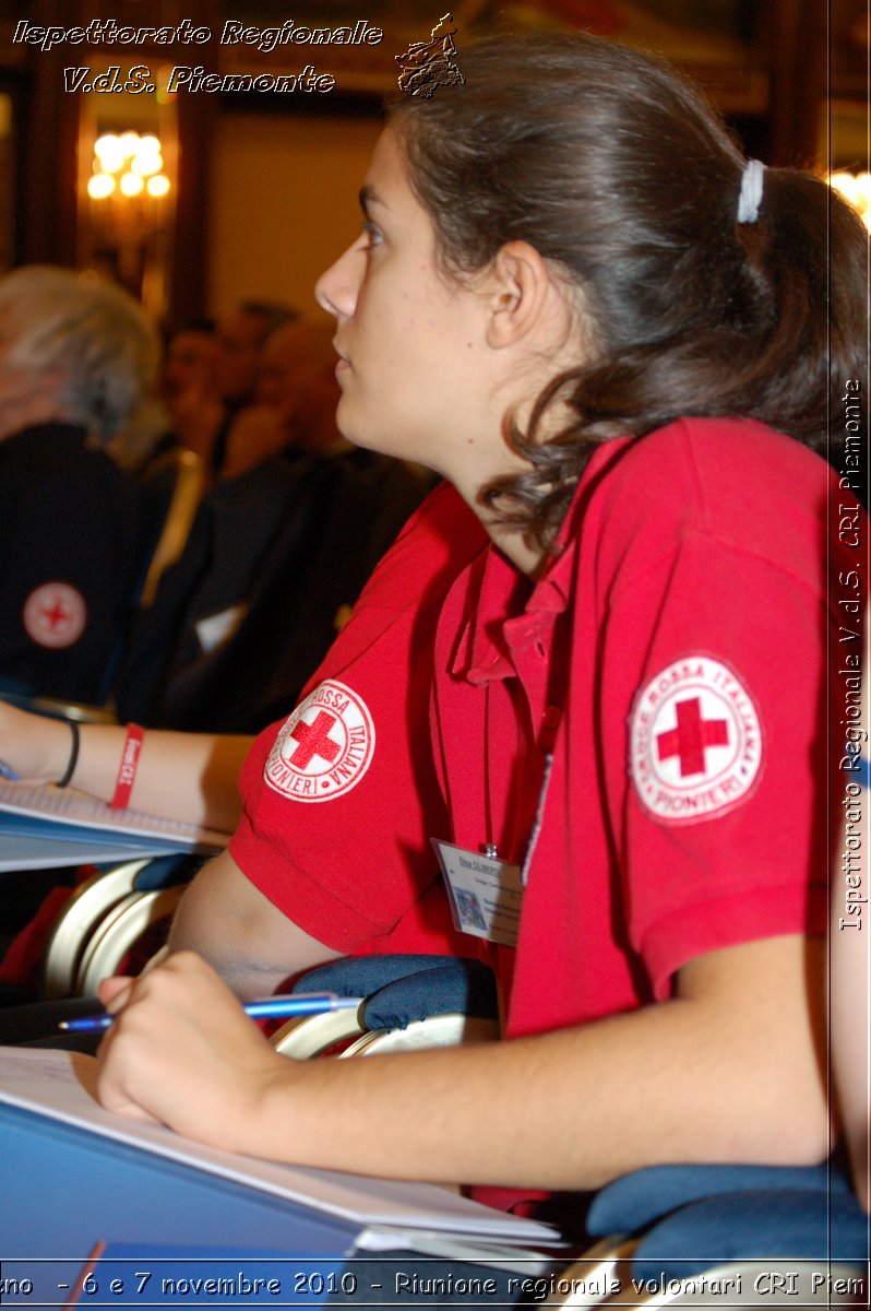 Baveno  - 6 e 7 novembre 2010 - Riunione regionale volontari CRI Piemonte -  Croce Rossa Italiana - Ispettorato Regionale Volontari del Soccorso Piemonte