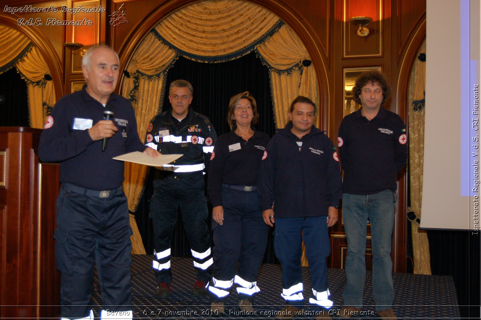 Baveno  - 6 e 7 novembre 2010 - Riunione regionale volontari CRI Piemonte -  Croce Rossa Italiana - Ispettorato Regionale Volontari del Soccorso Piemonte