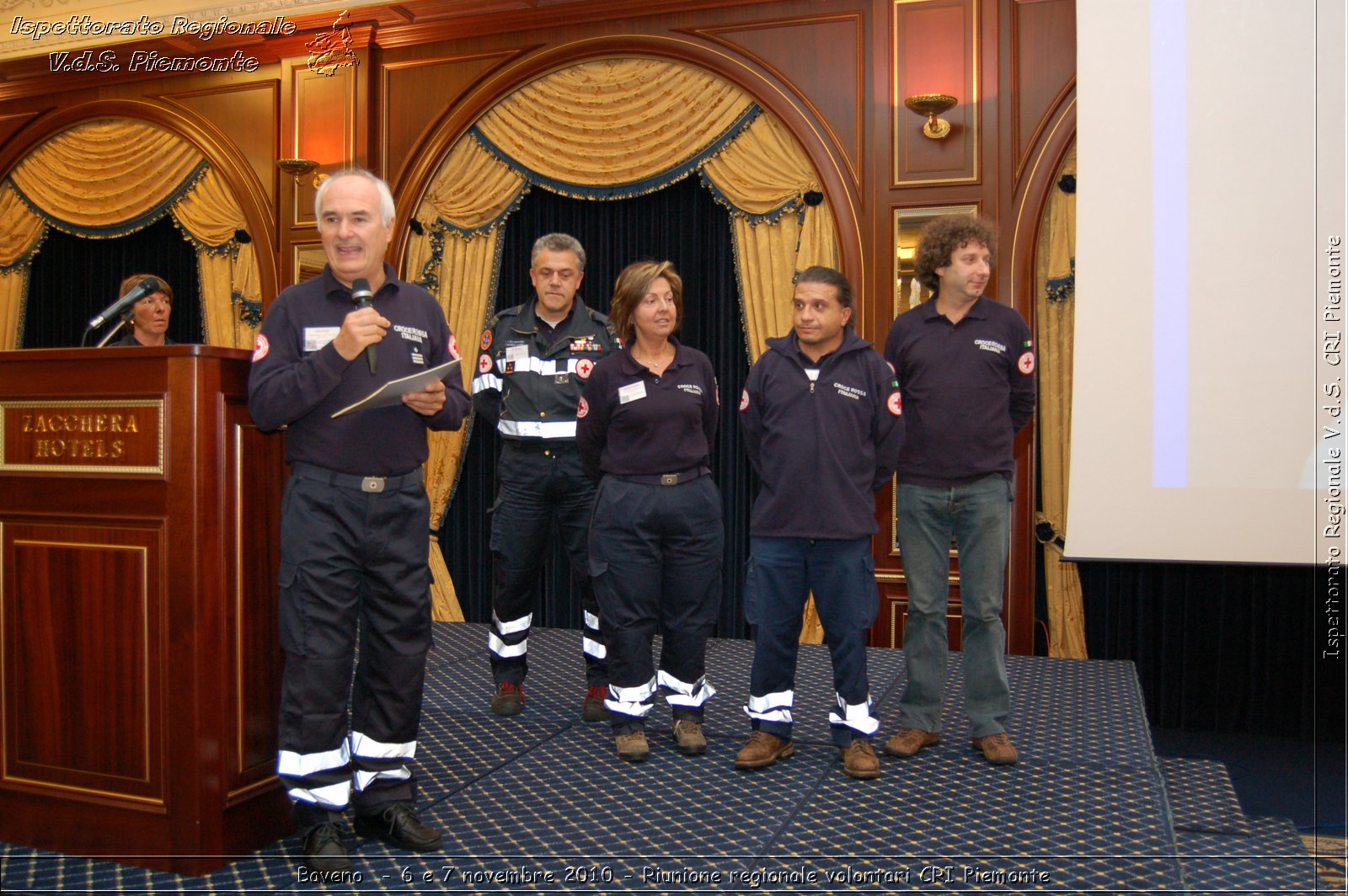 Baveno  - 6 e 7 novembre 2010 - Riunione regionale volontari CRI Piemonte -  Croce Rossa Italiana - Ispettorato Regionale Volontari del Soccorso Piemonte