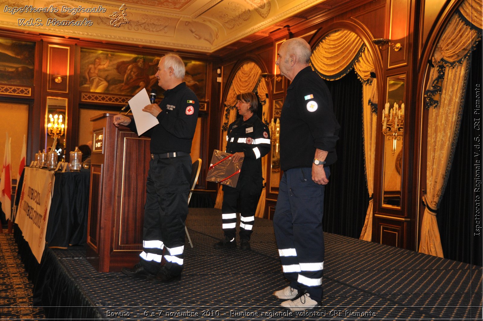 Baveno  - 6 e 7 novembre 2010 - Riunione regionale volontari CRI Piemonte -  Croce Rossa Italiana - Ispettorato Regionale Volontari del Soccorso Piemonte