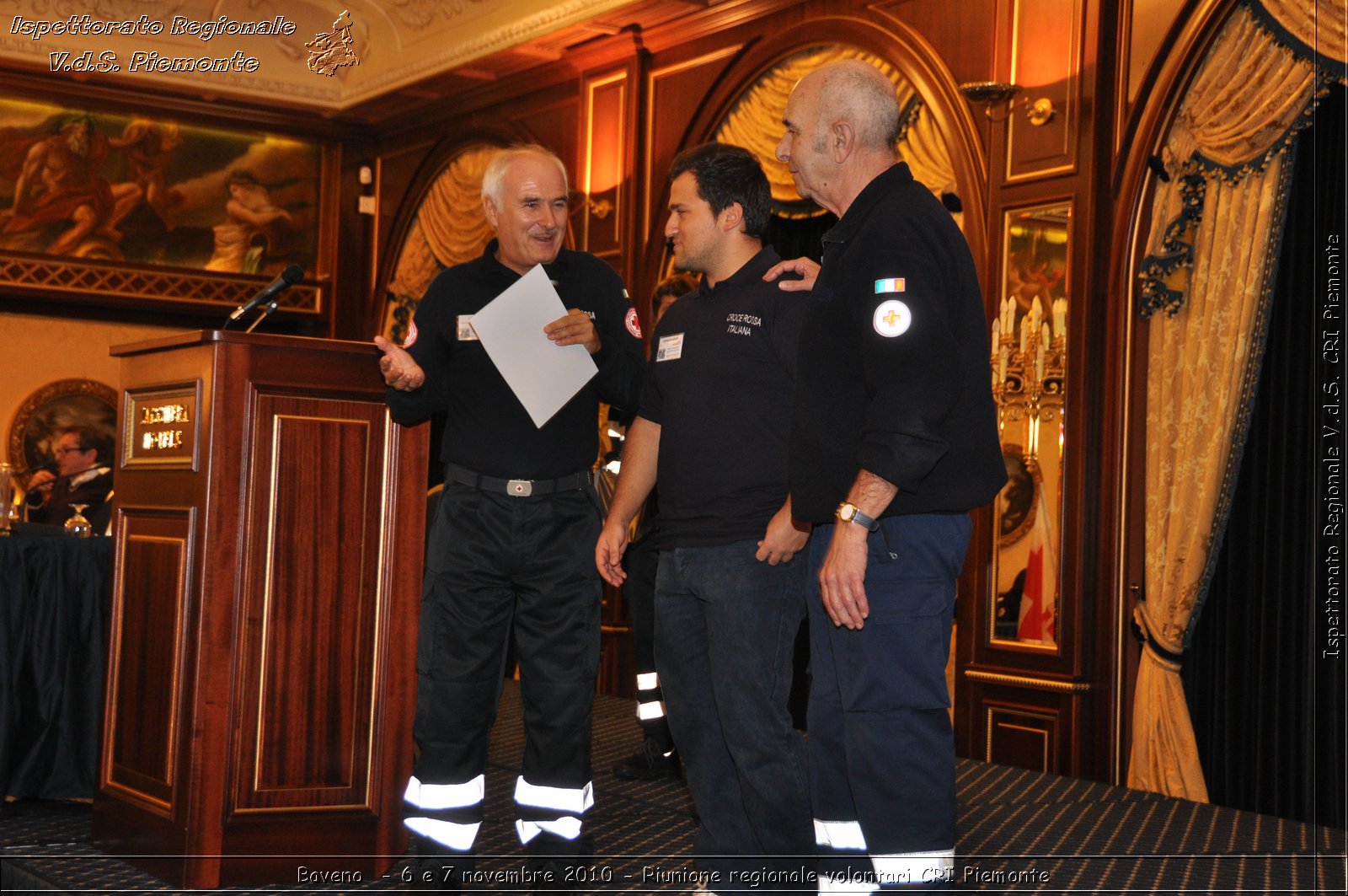 Baveno  - 6 e 7 novembre 2010 - Riunione regionale volontari CRI Piemonte -  Croce Rossa Italiana - Ispettorato Regionale Volontari del Soccorso Piemonte