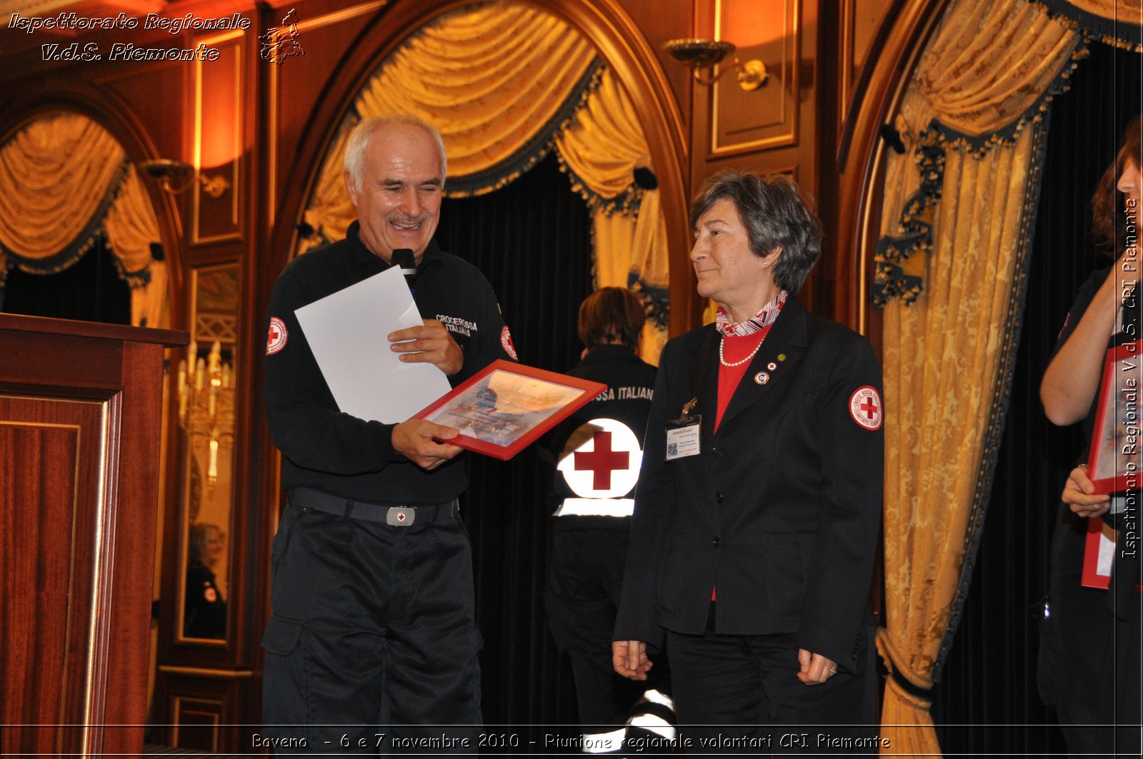 Baveno  - 6 e 7 novembre 2010 - Riunione regionale volontari CRI Piemonte -  Croce Rossa Italiana - Ispettorato Regionale Volontari del Soccorso Piemonte