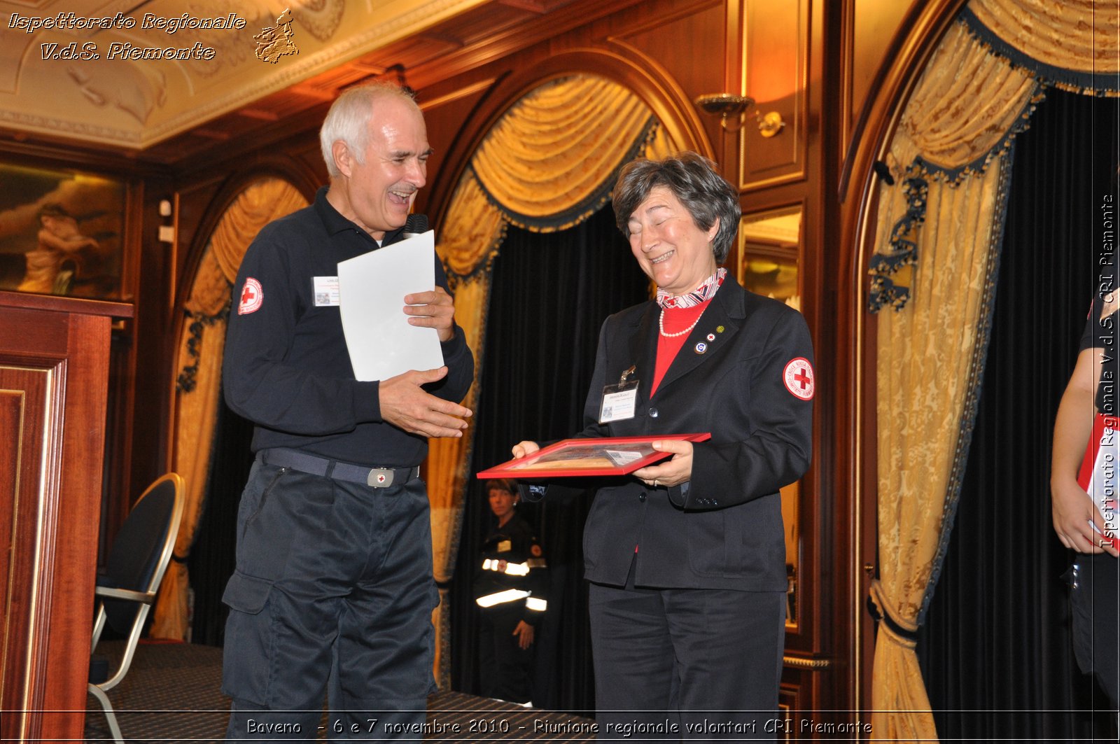 Baveno  - 6 e 7 novembre 2010 - Riunione regionale volontari CRI Piemonte -  Croce Rossa Italiana - Ispettorato Regionale Volontari del Soccorso Piemonte