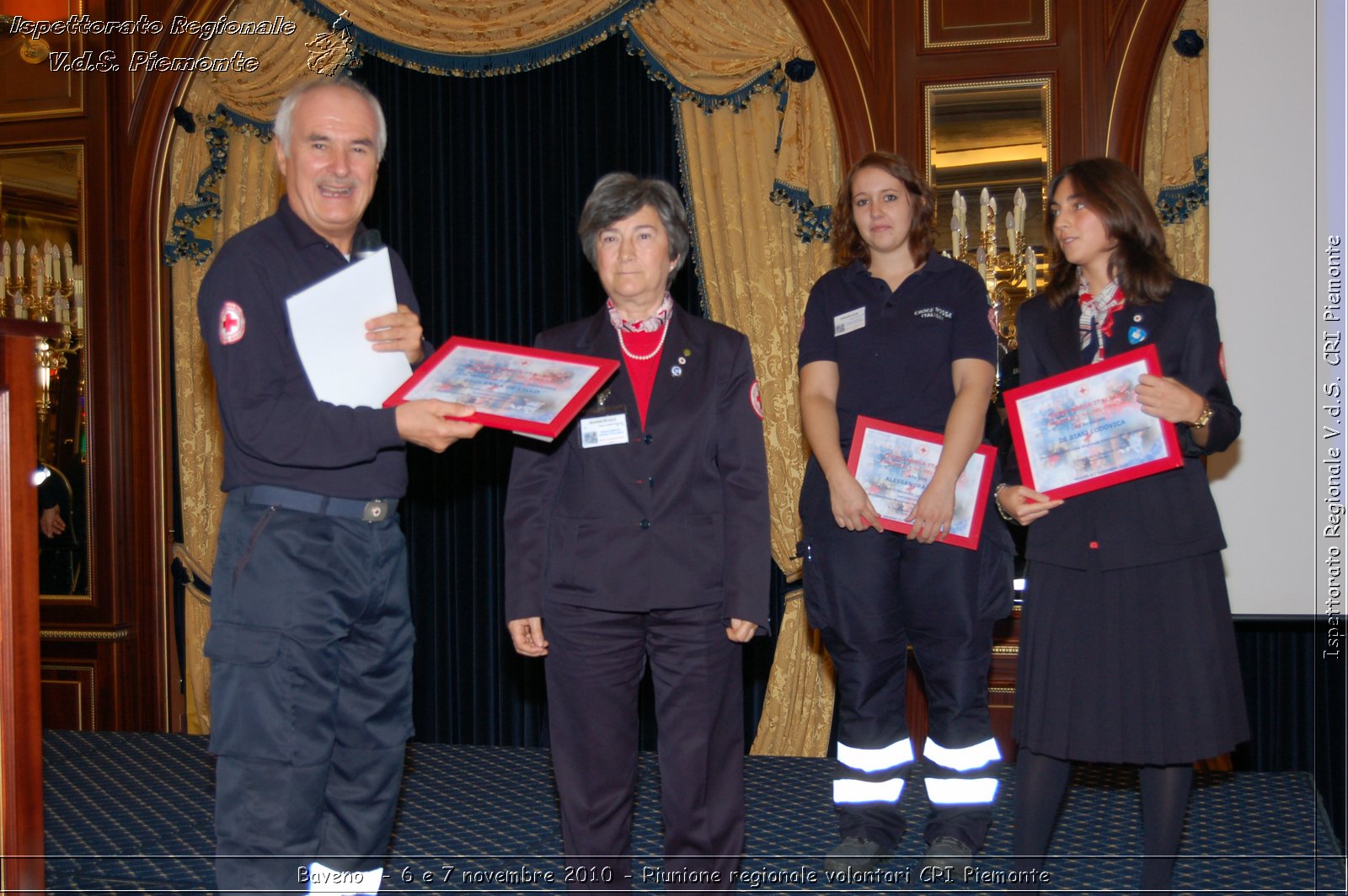 Baveno  - 6 e 7 novembre 2010 - Riunione regionale volontari CRI Piemonte -  Croce Rossa Italiana - Ispettorato Regionale Volontari del Soccorso Piemonte